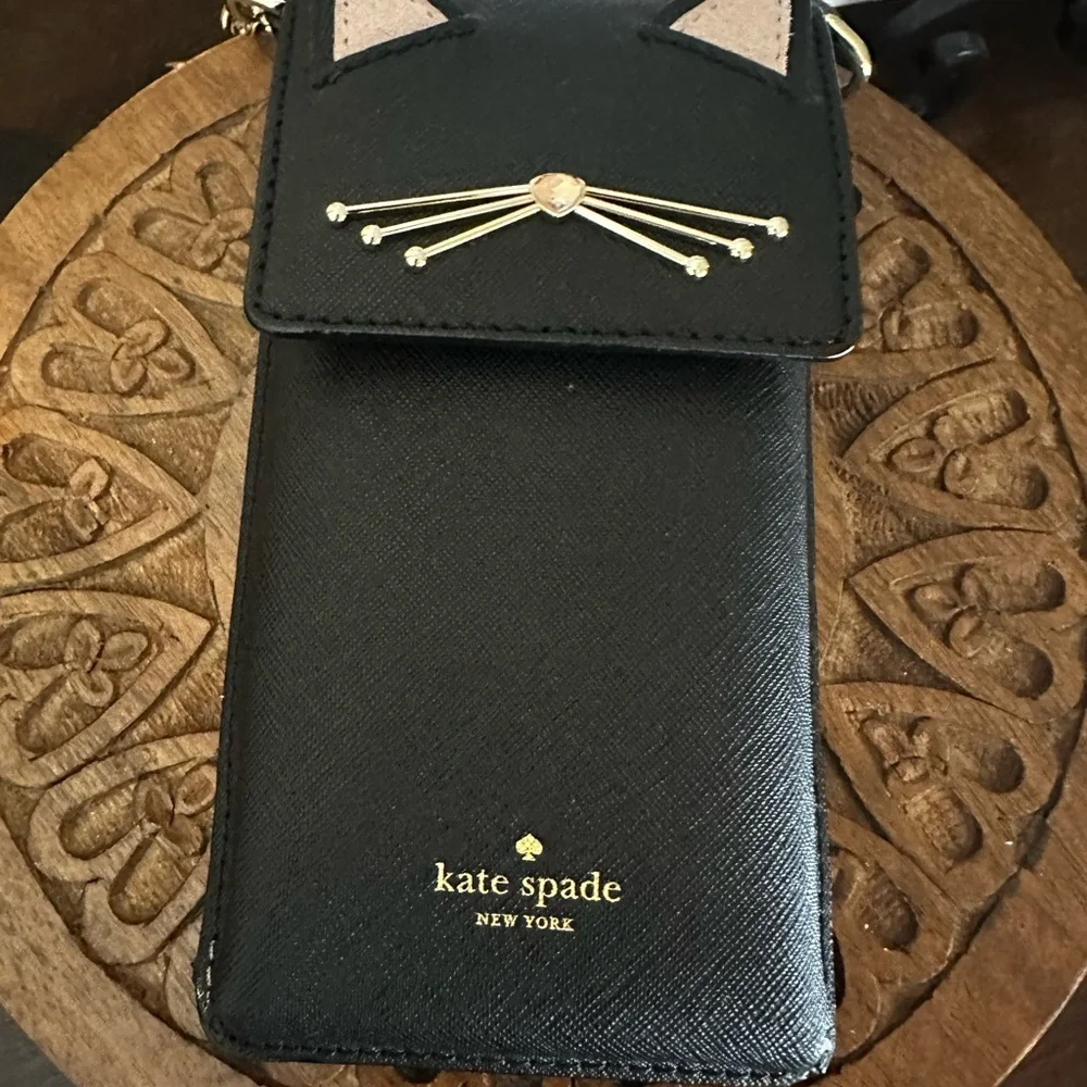 Kate Spade Black Cat Phone Bag - Picture 6 of 8